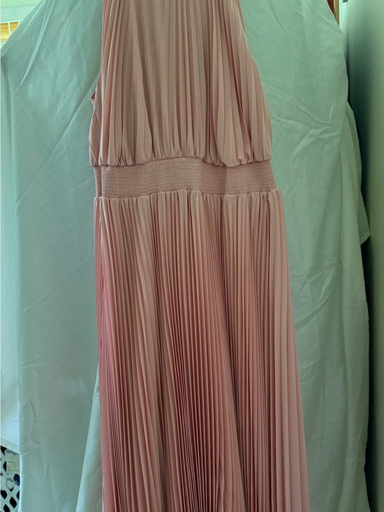 MARINA Dresses & Skirts - MARINA Blush Pleated Maxi Dress